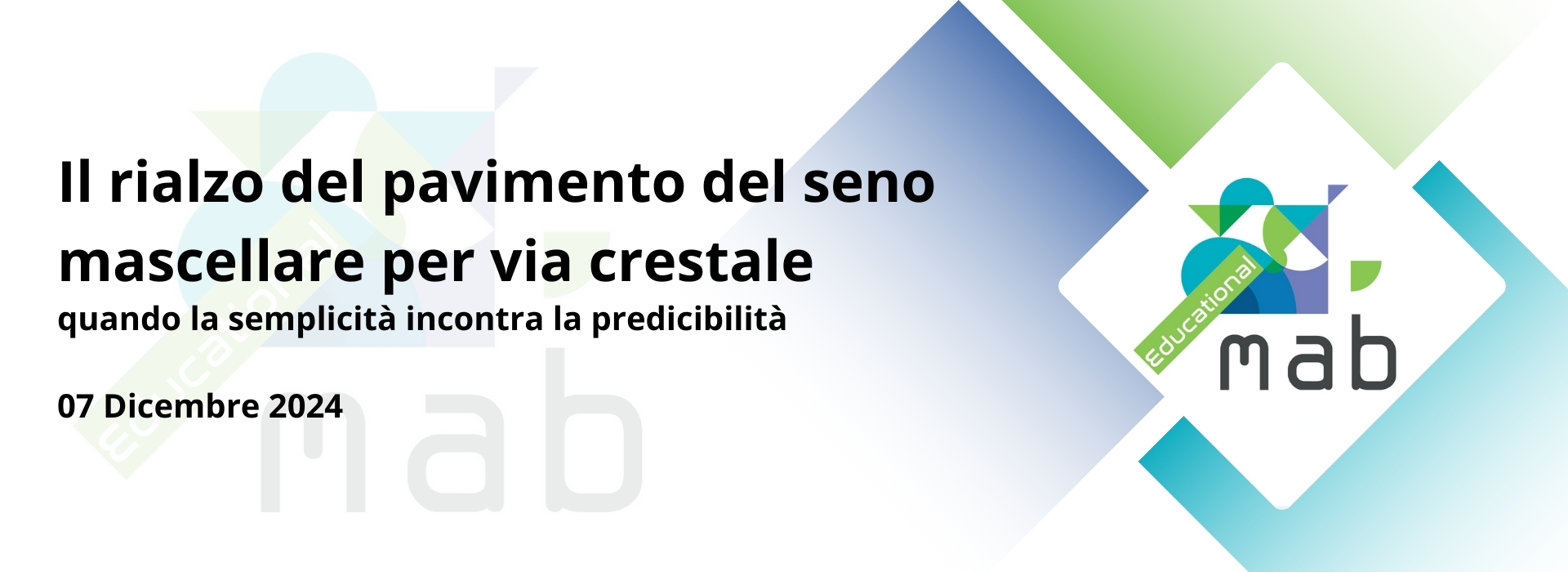Il rialzo del pavimento del seno mascellare per via crestale: quando la semplicità incontra la predicibilità